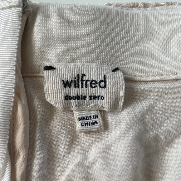 Wilfred by Aritzia | Cream Ivory Scallop Lace Jules Shorts | Size XXS 00 - Picture 13 of 14